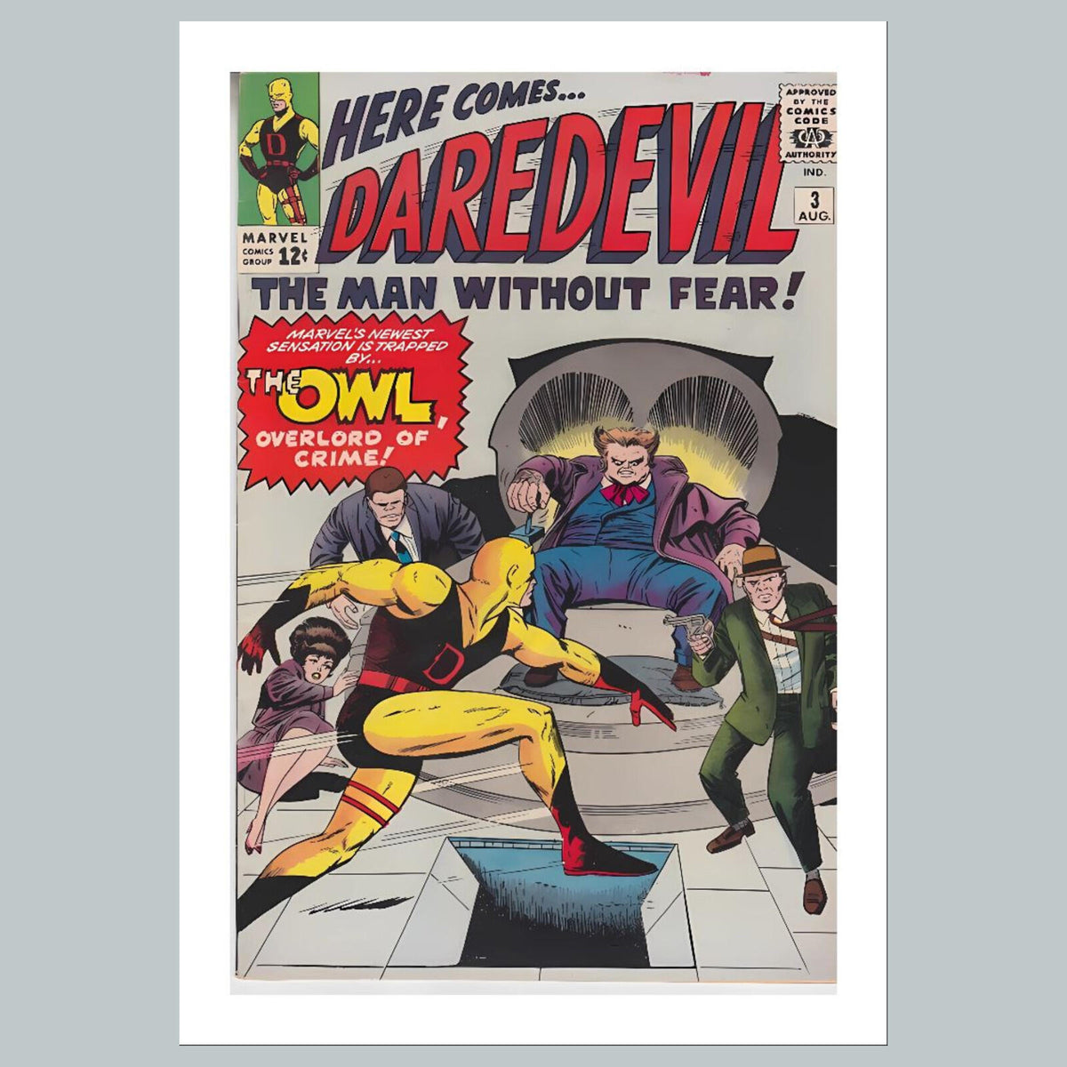 1917 Daredevil 8x10 Glossy Photo Comic Book Cover Fast-Secure Shipping