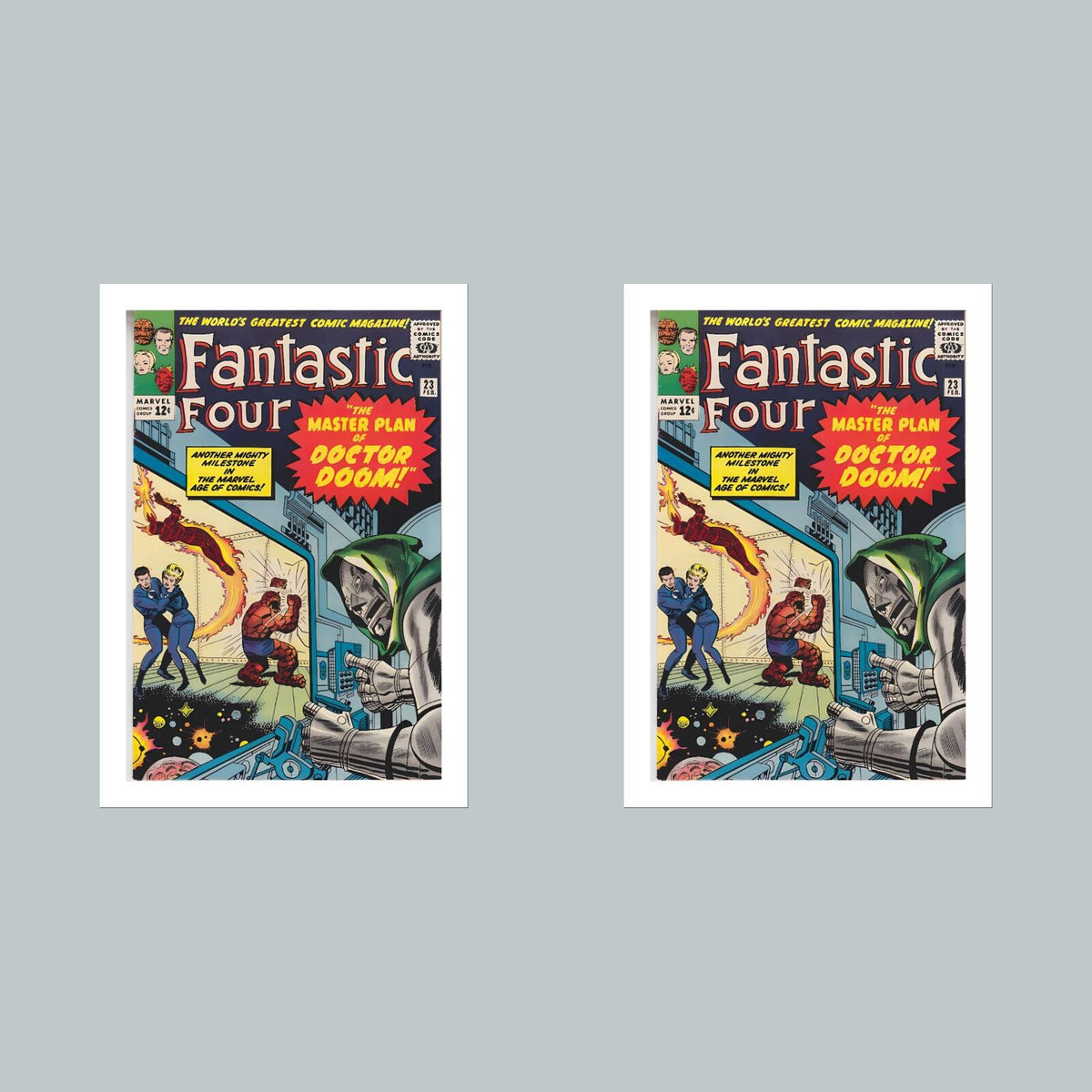 1969 Fantastic Four 8x10 Glossy Photo Comic Book Cover Fast-Secure Shipping