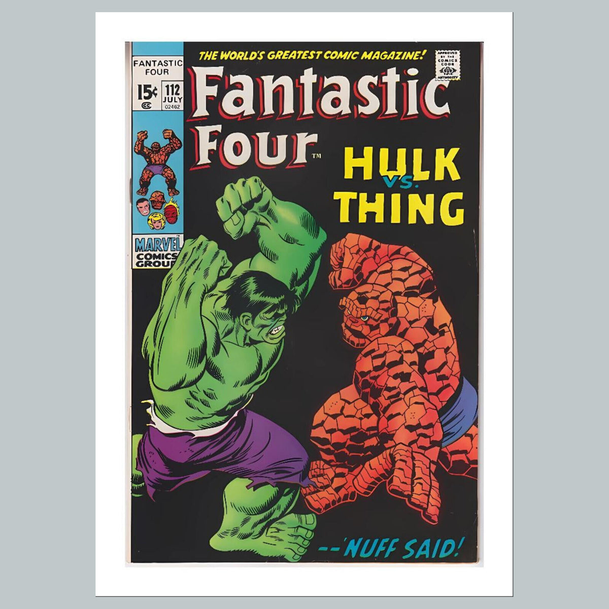 2167 Fantastic Four 8x10 Glossy Photo Comic Book Cover Fast-Secure Shipping