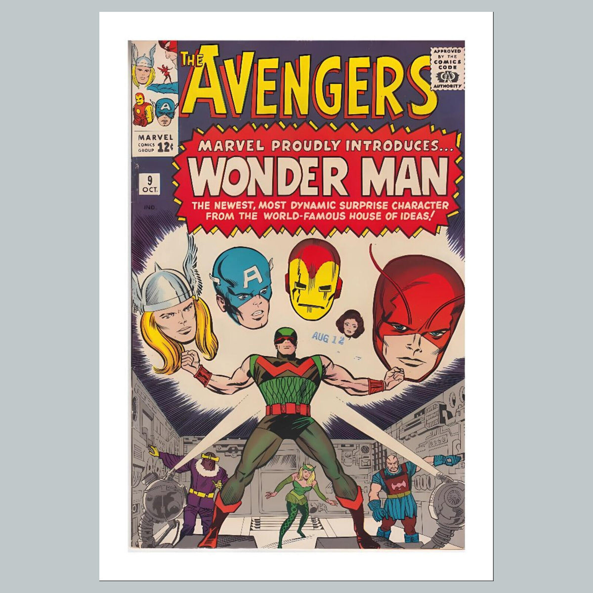1796 The Avengers 8x10 Glossy Photo Comic Book Cover Fast-Secure Shipping