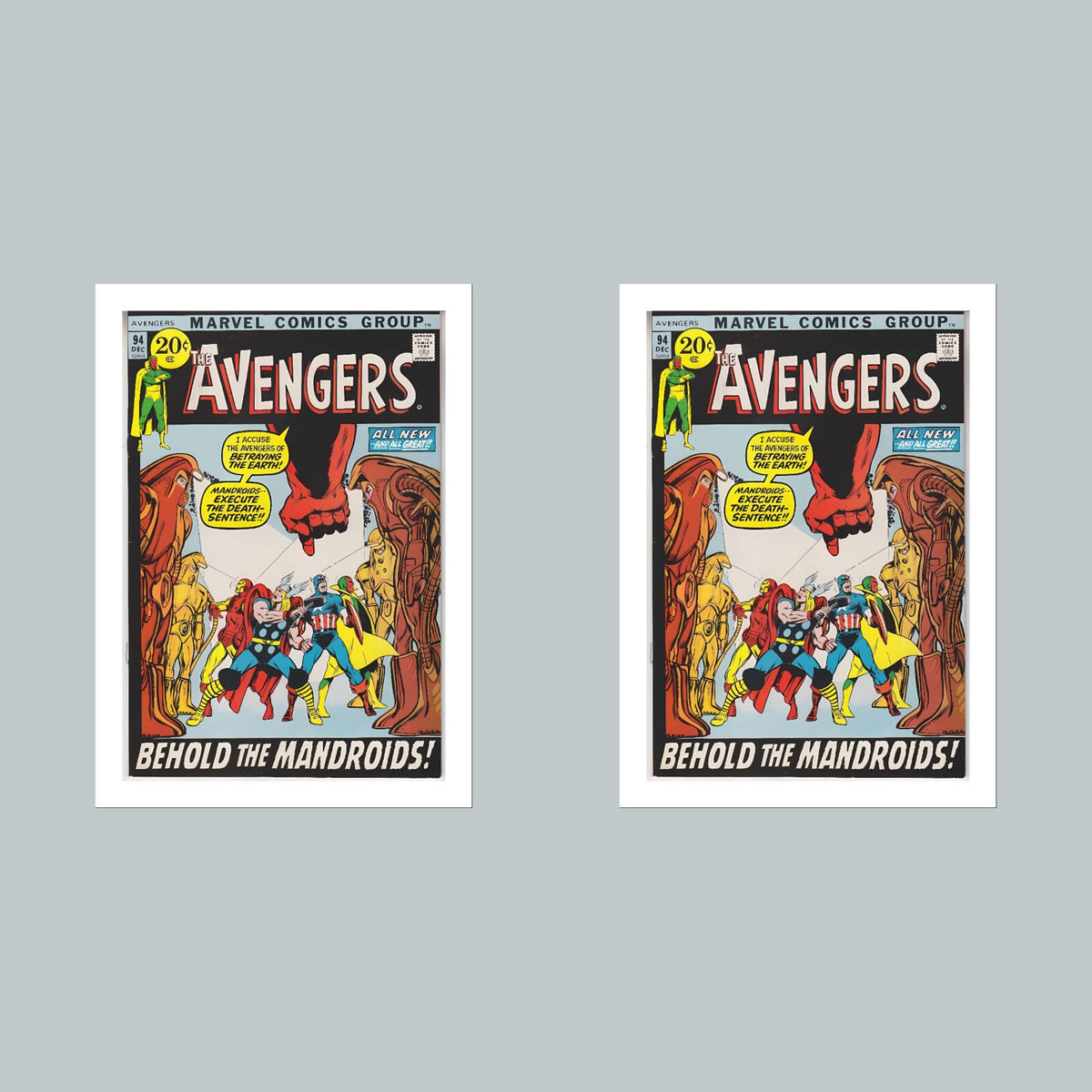 1931 Avengers 8x10 Glossy Photo Comic Book Cover Fast-Secure Shipping