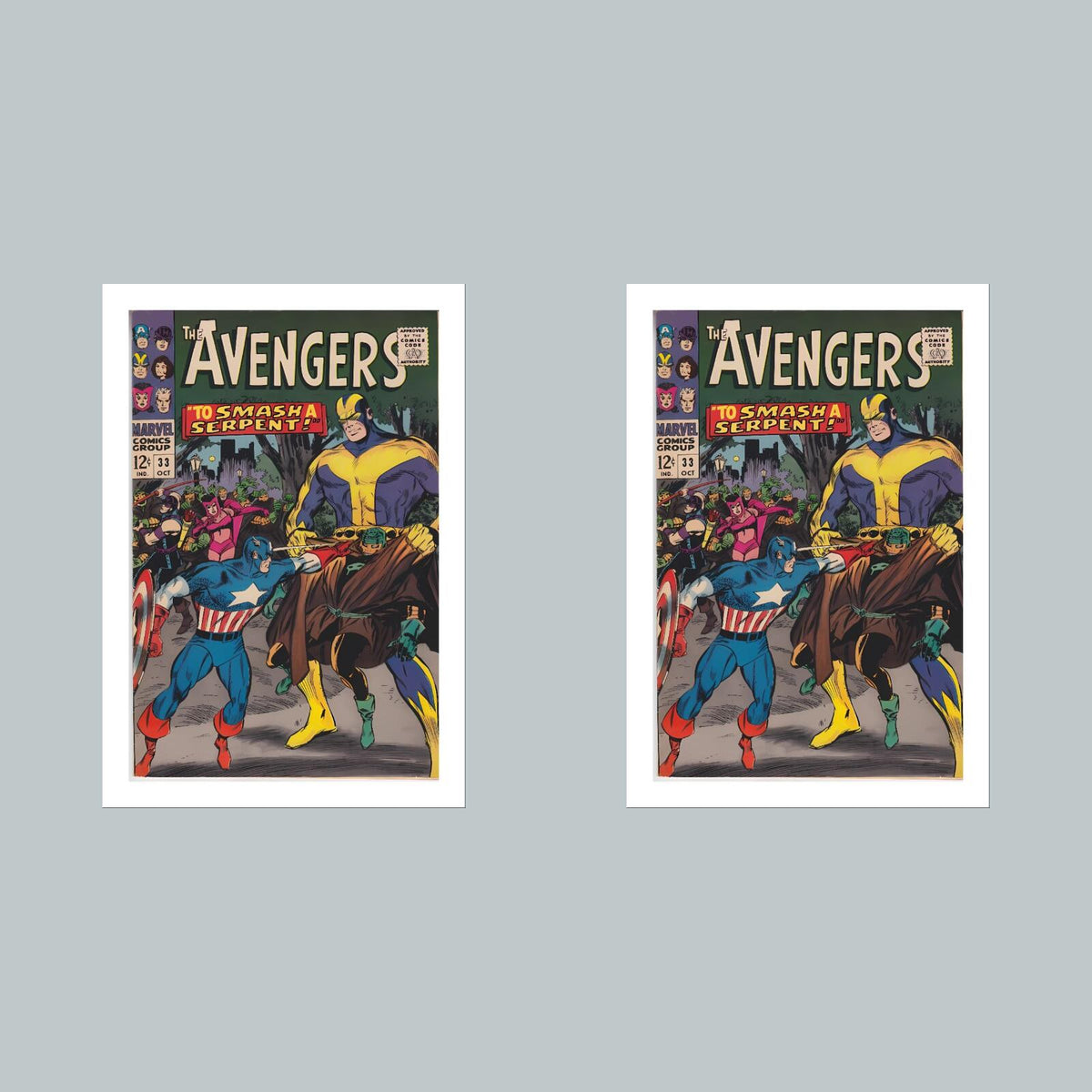 1837 The Avengers 8x10 Glossy Photo Comic Book Cover Fast-Secure Shipping