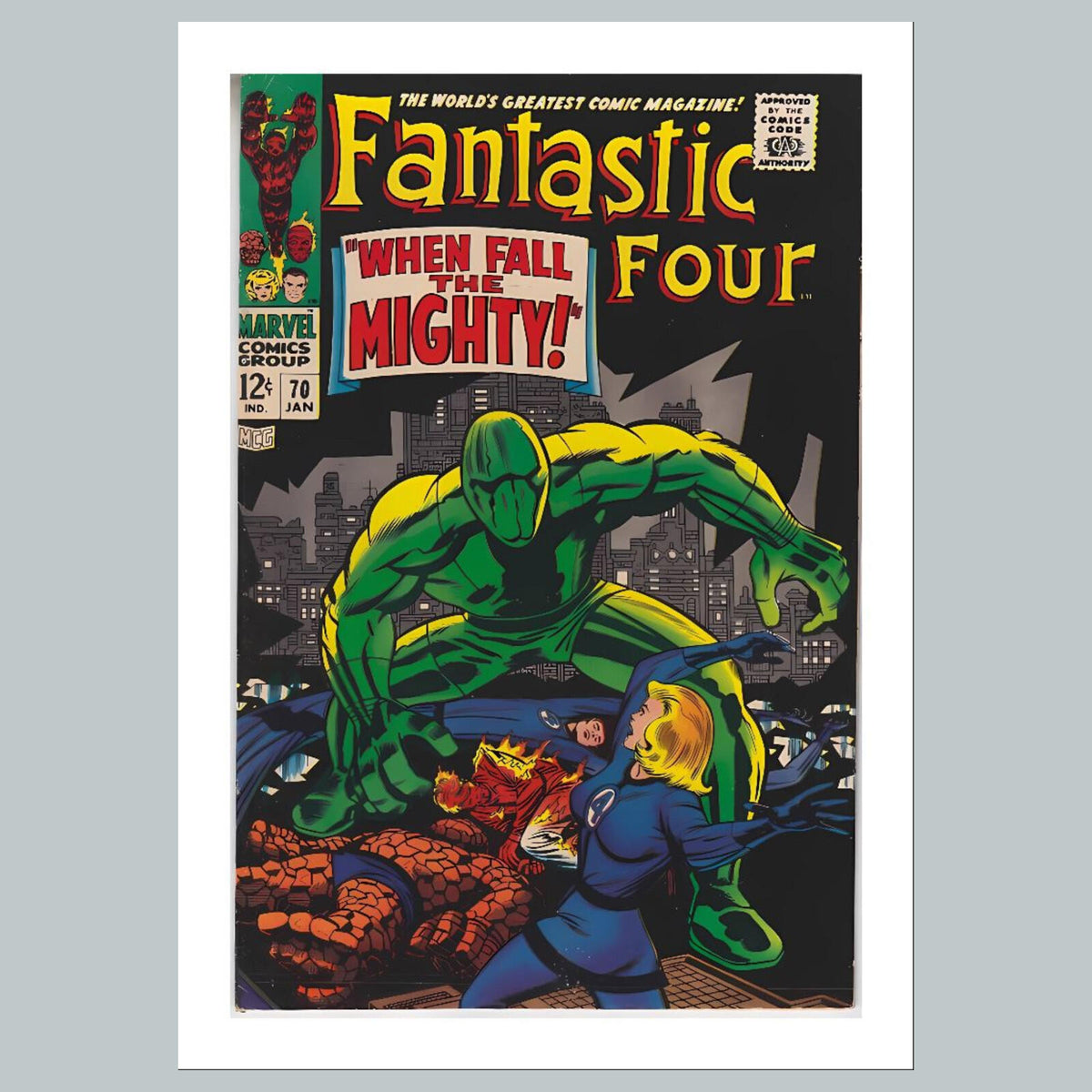2122 Fantastic Four 8x10 Glossy Photo Comic Book Cover Fast-Secure Shipping