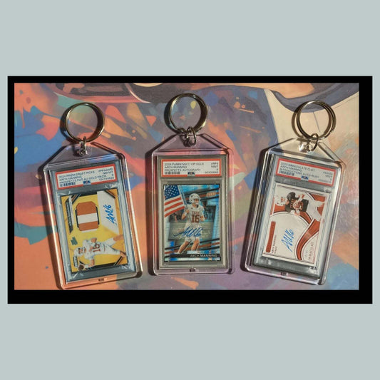 3469B Arch Manning 3 Pack Bundle -3 Different Custom Novelty Keychain Great Gift