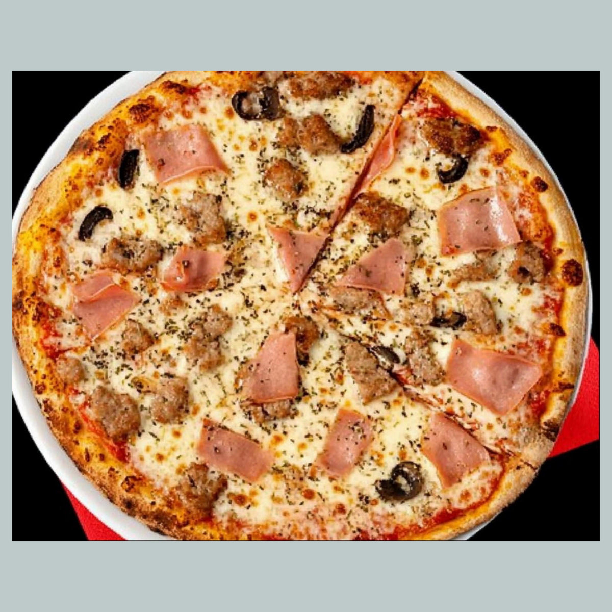 0899 8x10 Glossy Photo Pizza - Fast-Secure Shipping MS