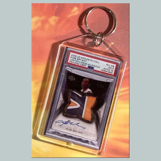 3643 Kobe Bryant 2006 Exquisite Patch Auto Custom Hand Keychain