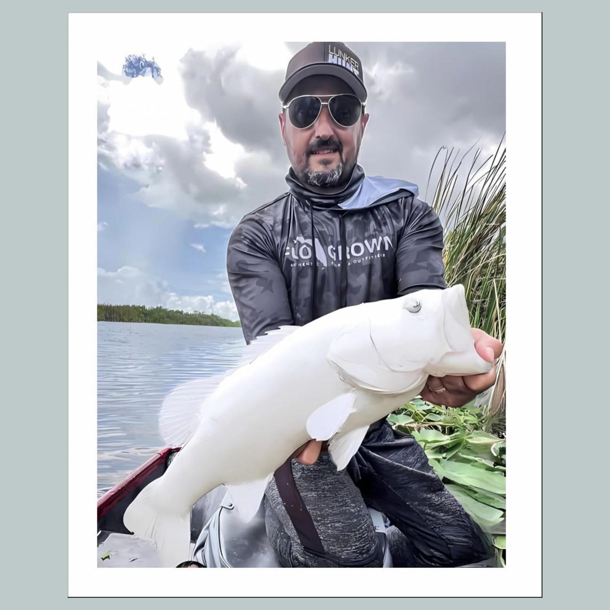 1456 White Fish 8x10 Glossy Photo - Fast-Secure Shipping MS