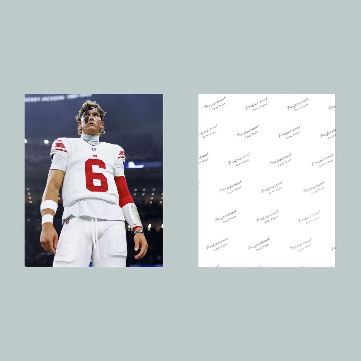 0844 8x10 Glossy Photo Jaxson Dart White Uniform Fast Shipping FBL