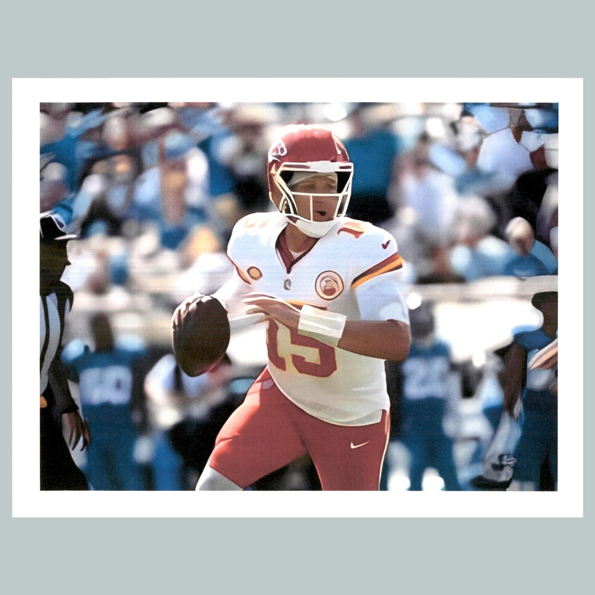 0162 8X10 Patrick Mahomes Ball in Hand-H Glossy Photo Fast Shipping FBL
