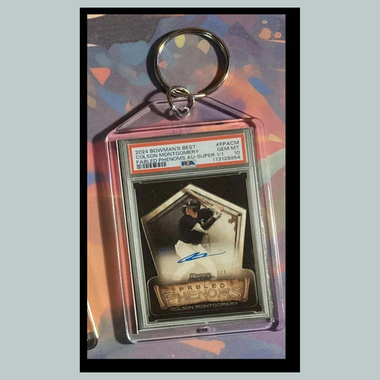 3502 Colson Montgomery 2024 Bowman's Best Fabled Phenoms Auto Custom Keychain