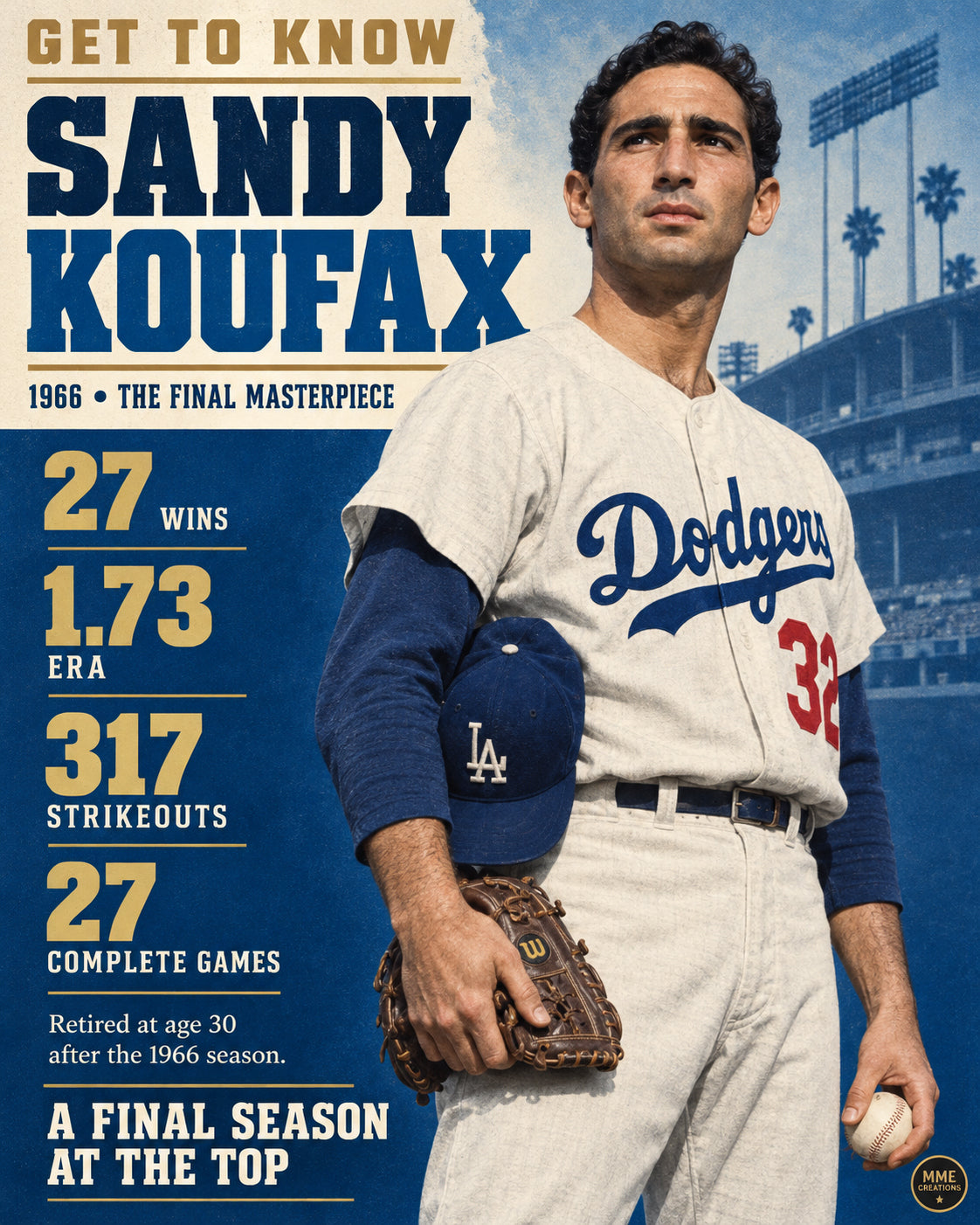 5018 Sandy Koufax GTK 8x10 glossy print