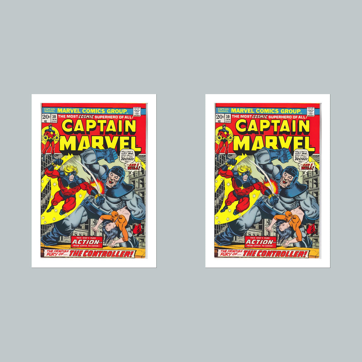 1904 Captain Marvel 8x10 Glossy Photo Comic Book Cover Fast-Secure Shipping