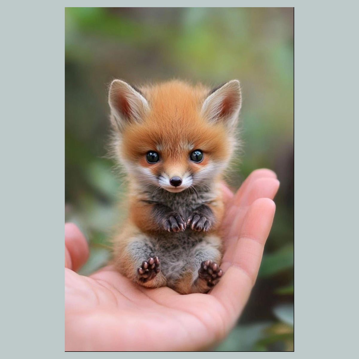 1326 Fox Mini Scared 8x10 Glossy Photo - Fast-Secure Shipping MS