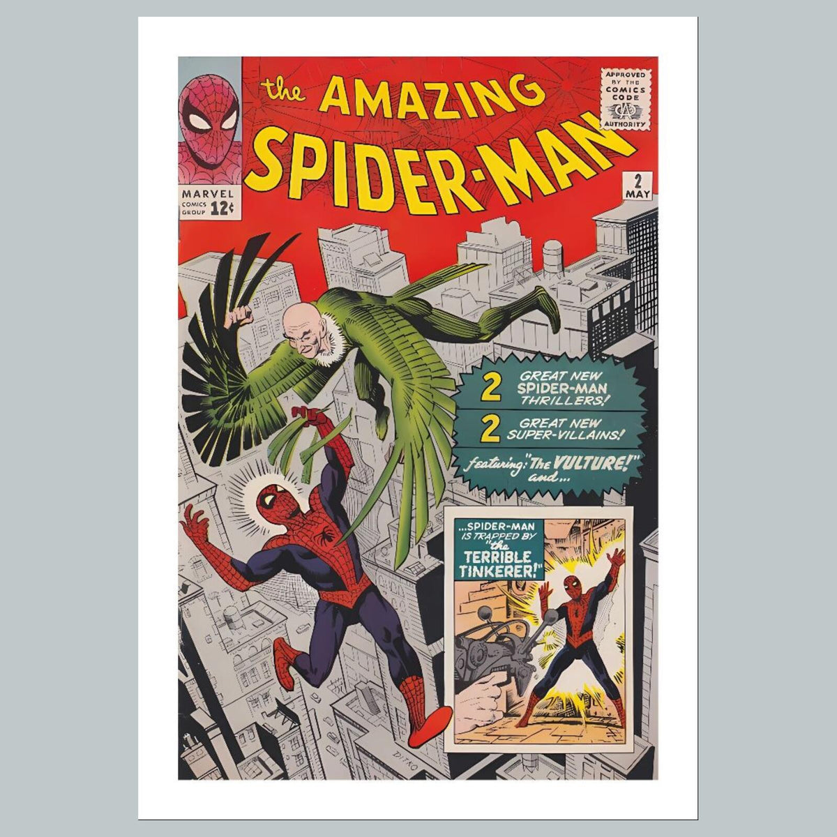 1752 Amazing Spider-Man 8x10 Glossy Photo Comic Book Cover Fast-Secure Shipping