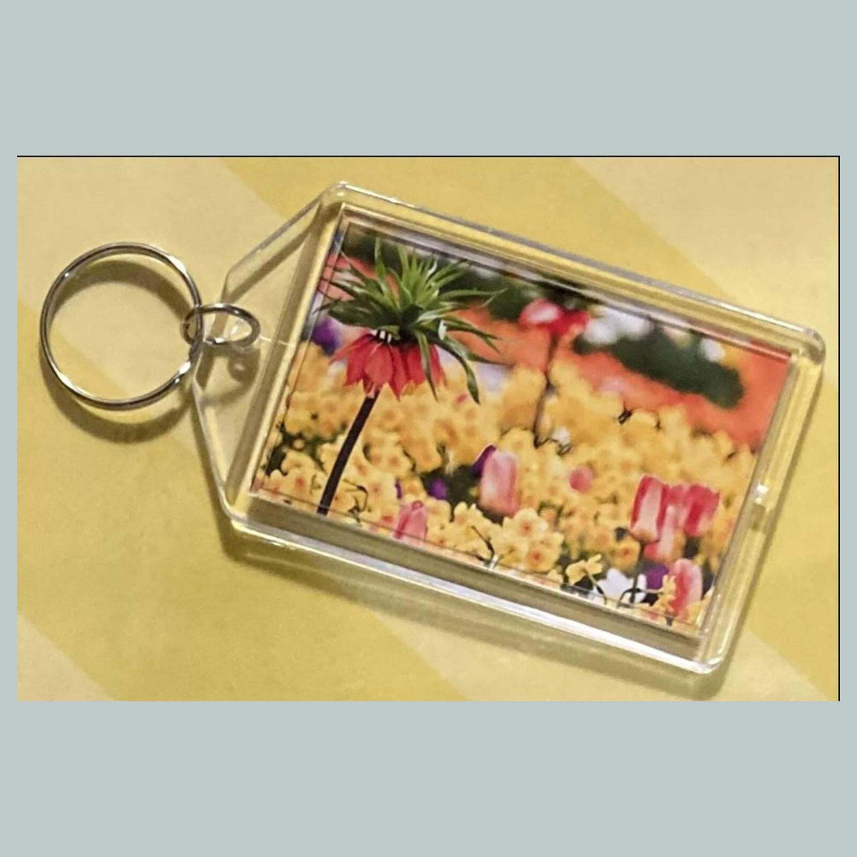 3679 Crown Imperial Acrylic Keychain | Floral Keychain | Flower Lover Gift