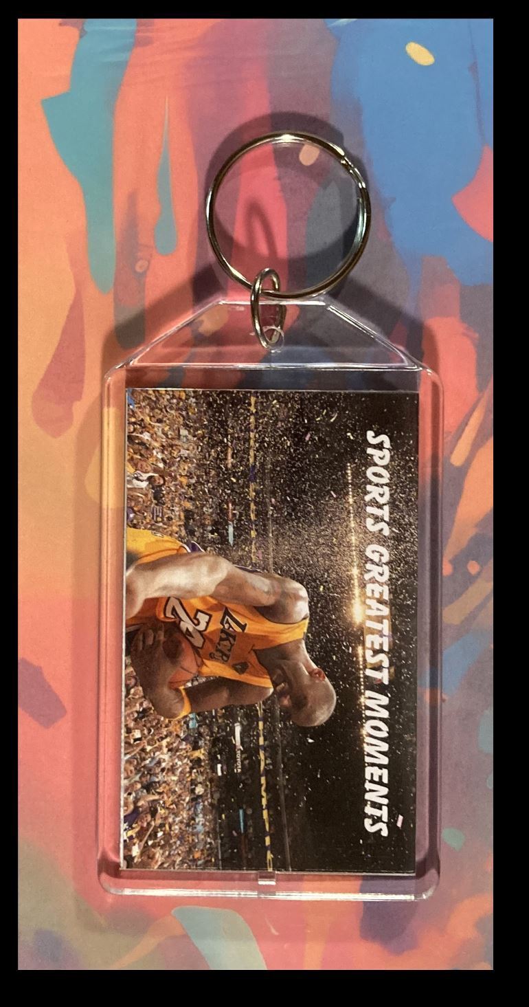 3337 Kobe Bryant Sports Greatest Moments Custom Hand Made Keychain