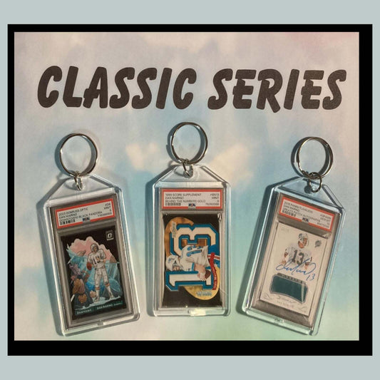 3466B Dan Marino 3 Pack Classic Bundle - 3 Different Custom Novelty Keychains