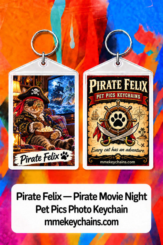 4899 Personalized Pet Pics Keychains Pirate Felix – Pirate Movie Night