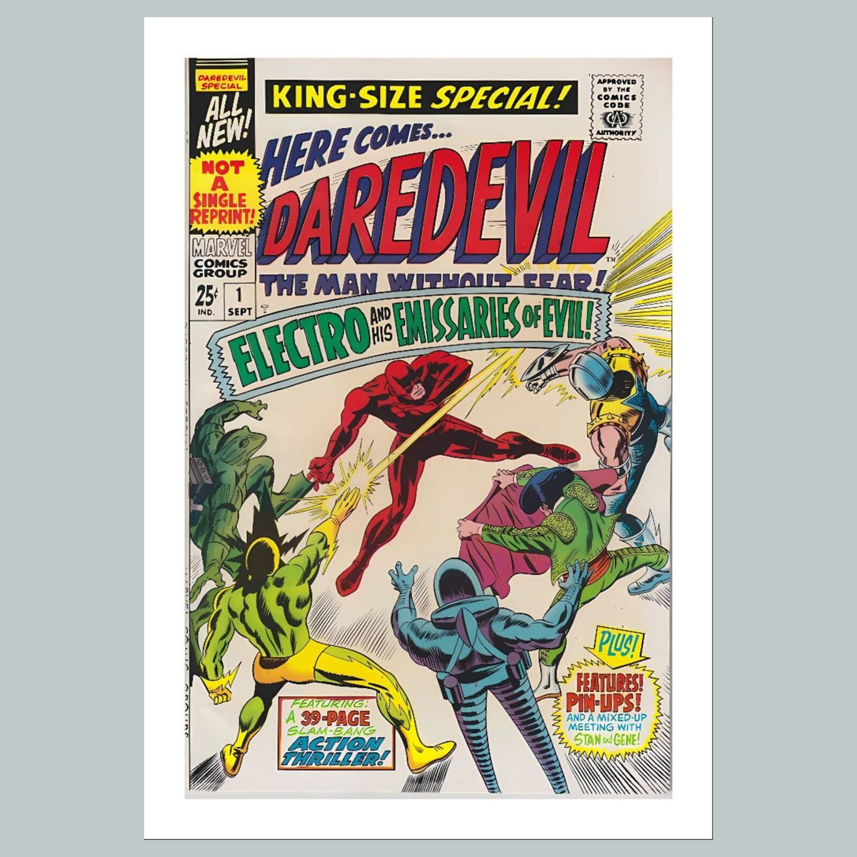 2037 Daredevil 8x10 Glossy Photo Comic Book Cover Fast-Secure Shipping