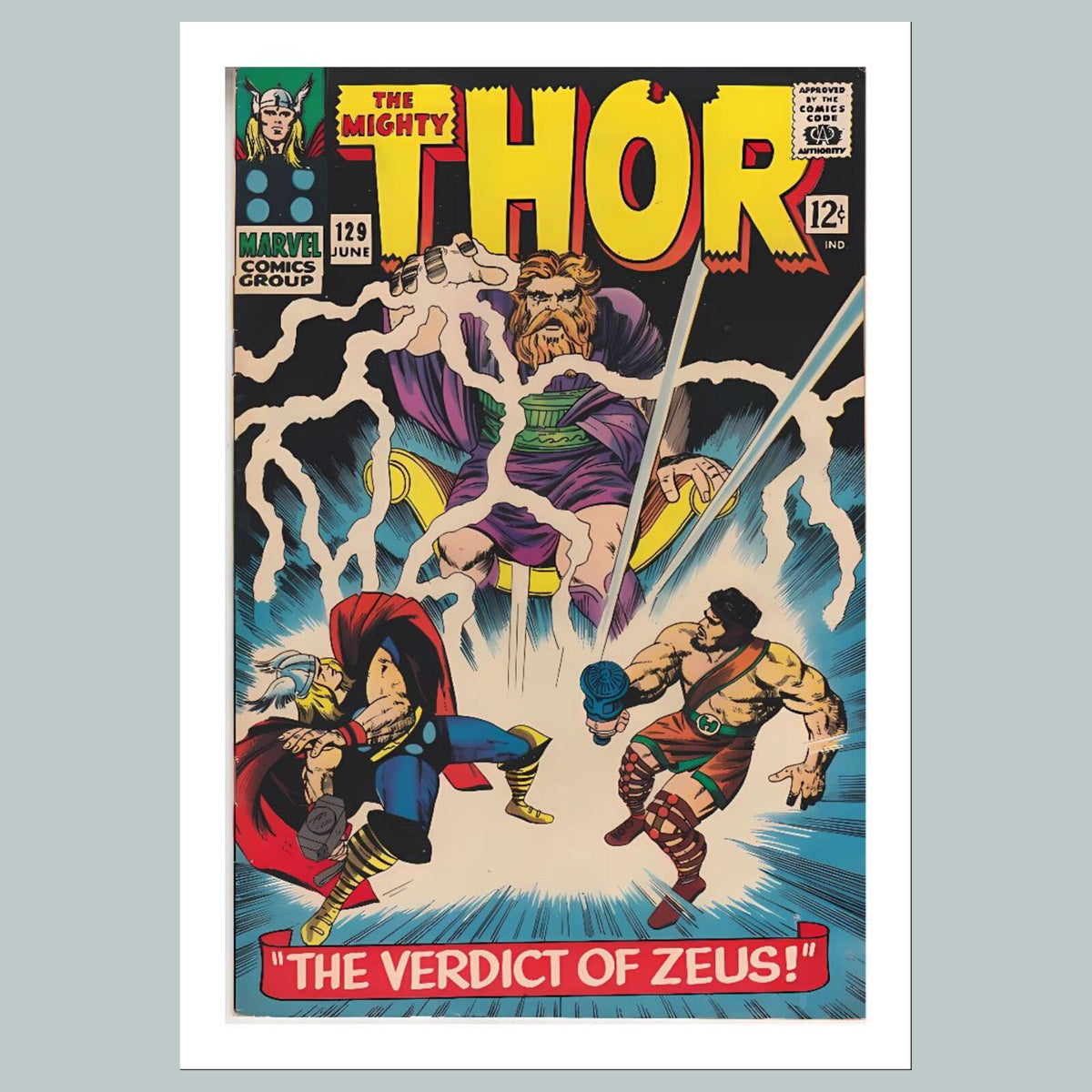2186  Thor 8x10 Glossy Photo Comic Book Cover Fast-Secure Shipping