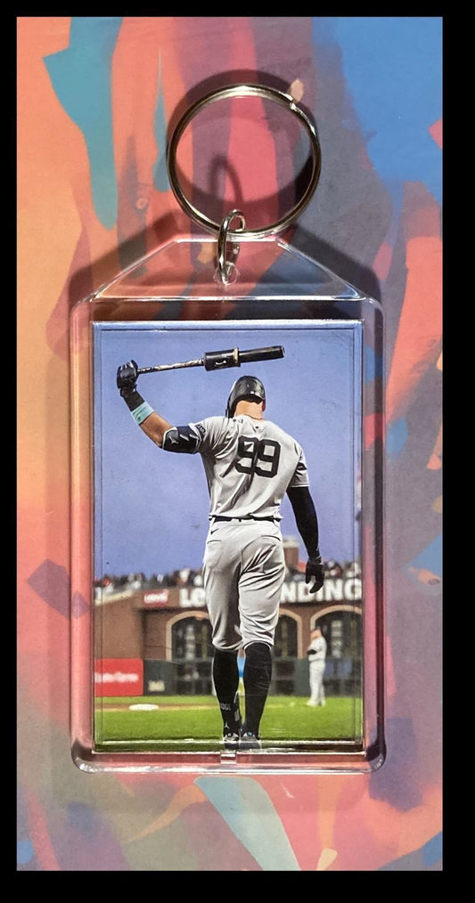 3357 Aaron Judge Back Custom Hand Made Keychain-Makes A Great Gift