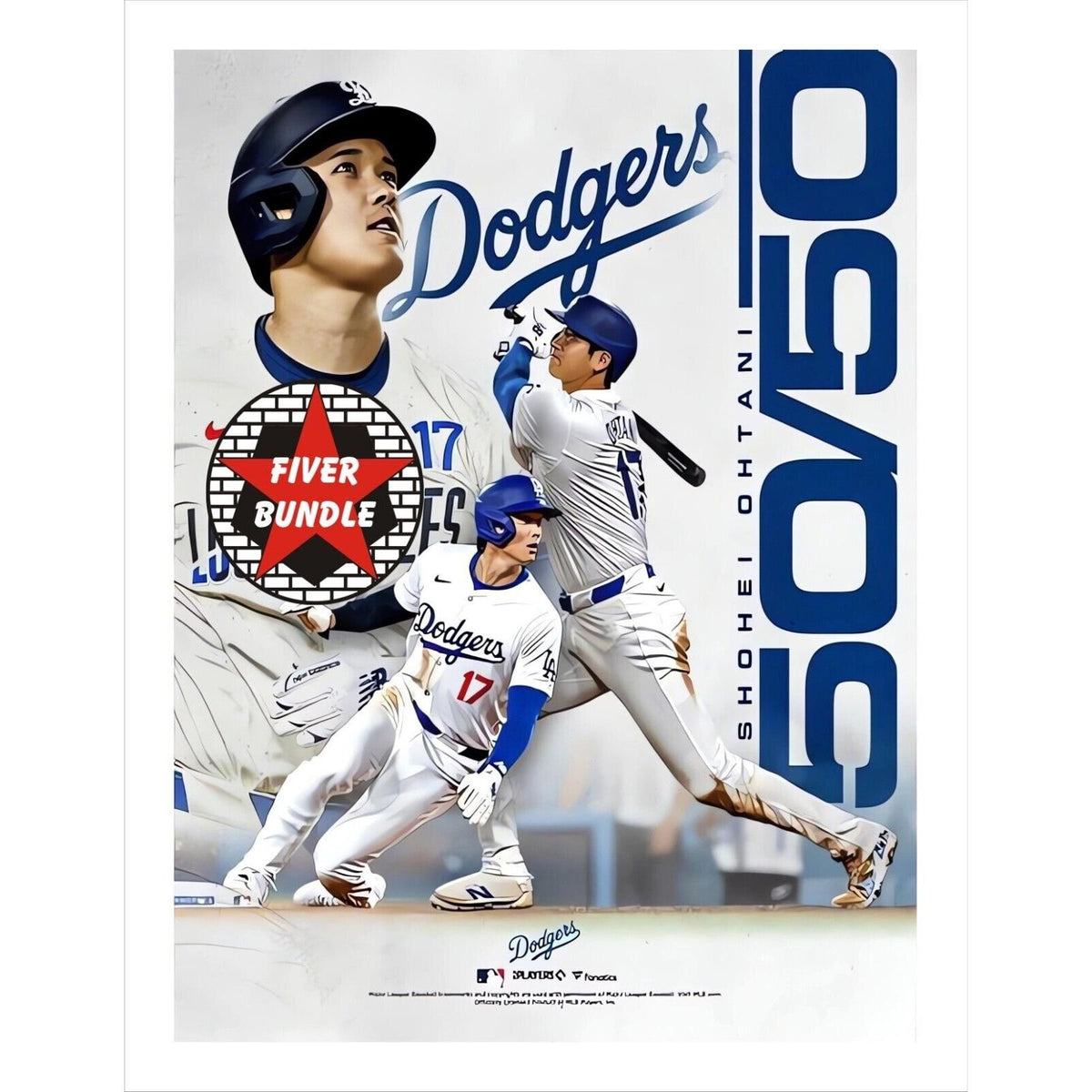0617B Fiver Bundle 8X10 Glossy Photos Shohei Ohtani os - A Great Gift BBL