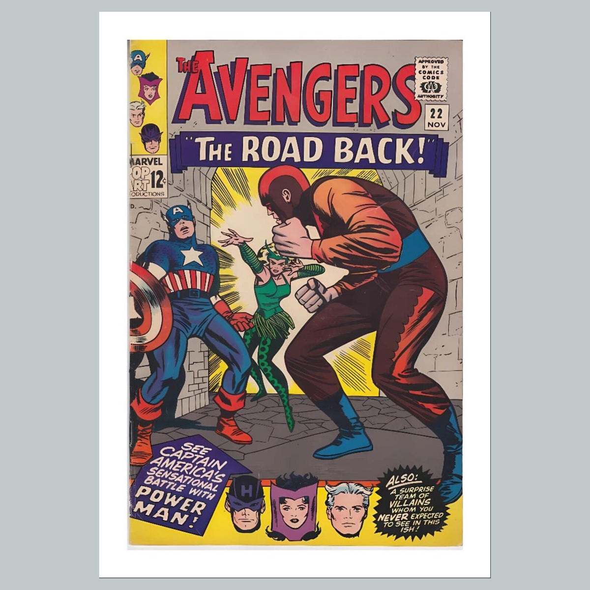1890 Avengers 8x10 Glossy Photo Comic Book Cover Fast-Secure Shipping
