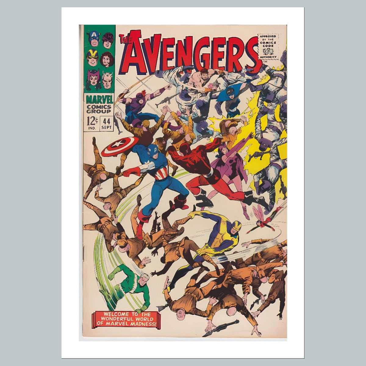 1859 Avengers 8x10 Glossy Photo Comic Book Cover Fast-Secure Shipping