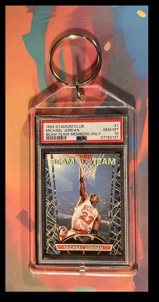 2996 Michael Jordan 1992 Stadium Club  Custom Made Keychain-Gift