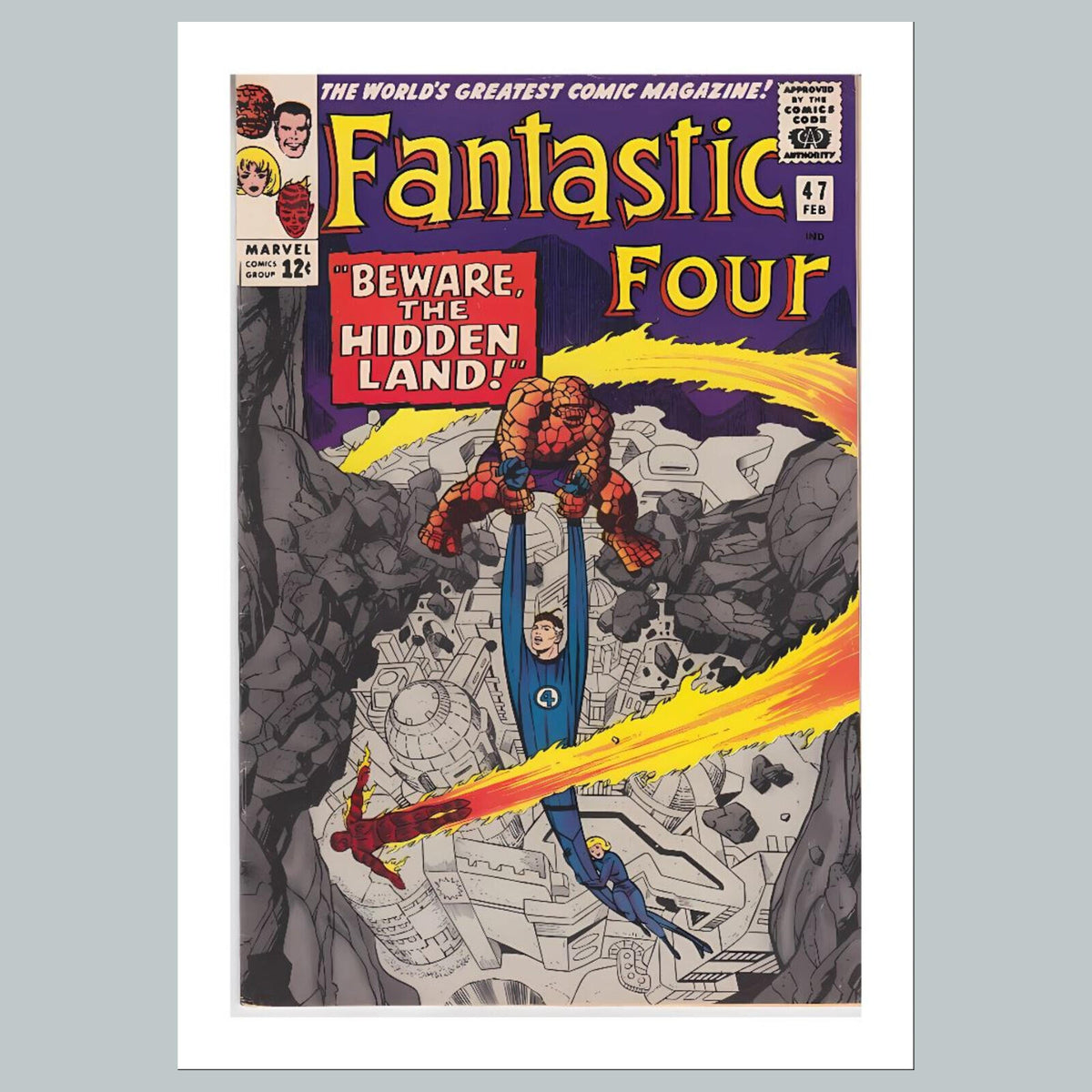 1978 Fantastic Four 8x10 Glossy Photo Comic Book Cover Fast-Secure Shipping