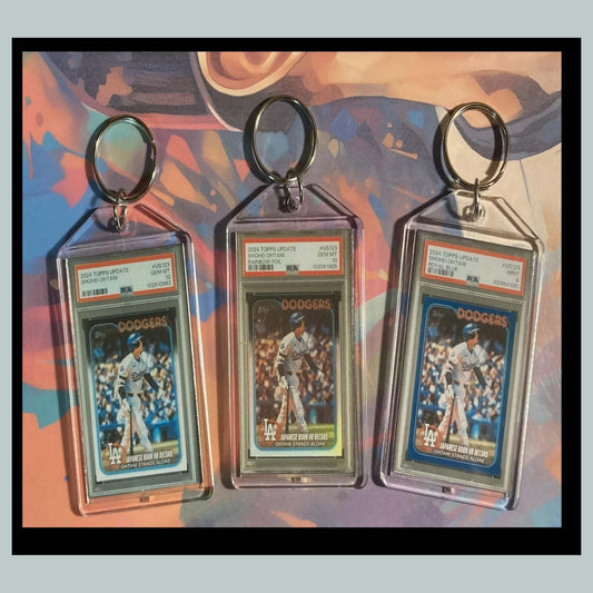3467B Shohei Ohtani 3 Pack Bundle - 3 Different Custom Novelty Keychains - Gift