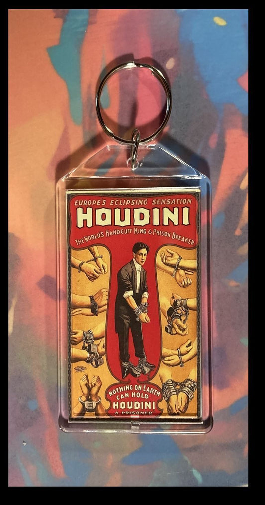 3340 Houdini Custom Hand Made Keychain - Makes A Great Gift