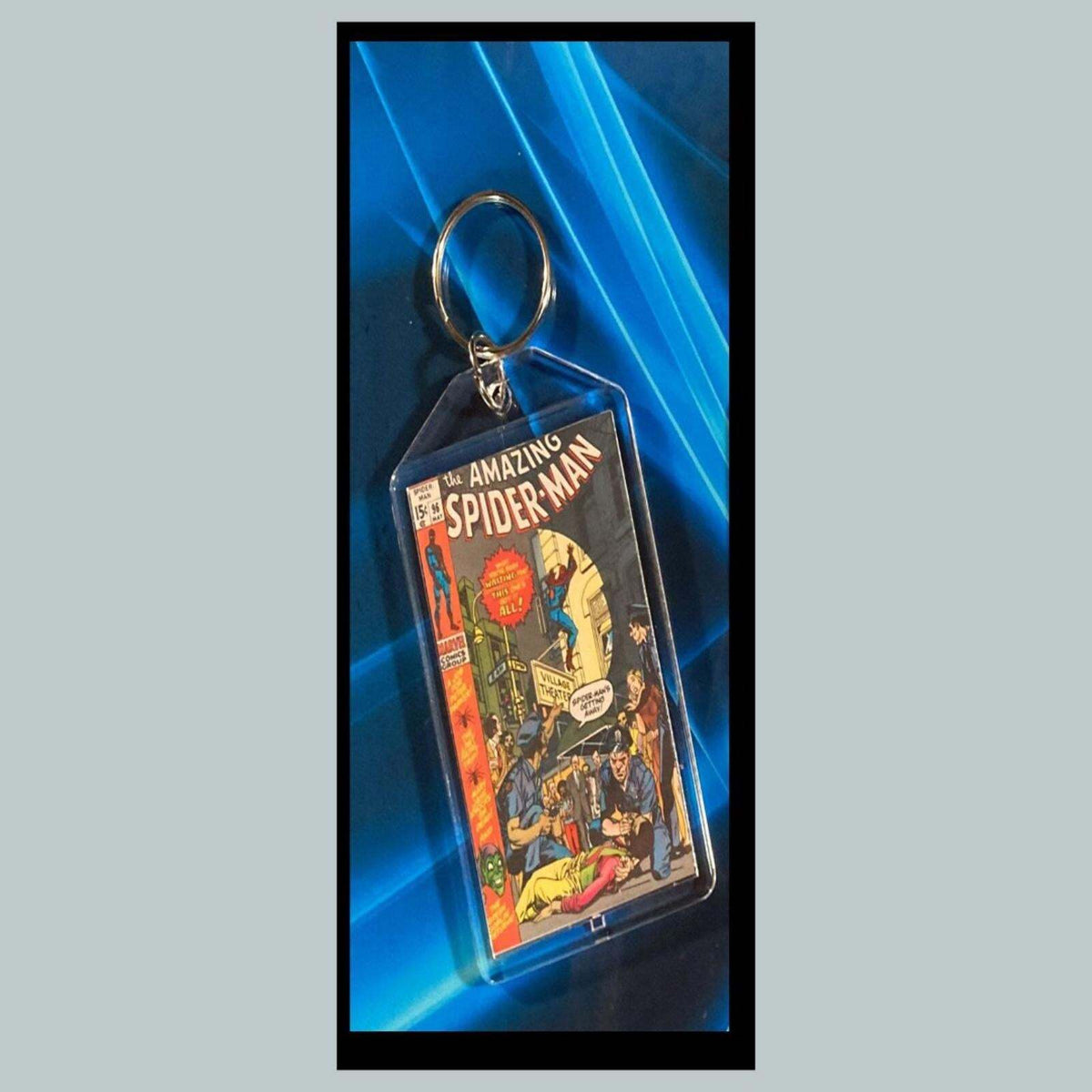 3399 Spider Man May 1971 Classic  Getting Away Custom Made Keychain