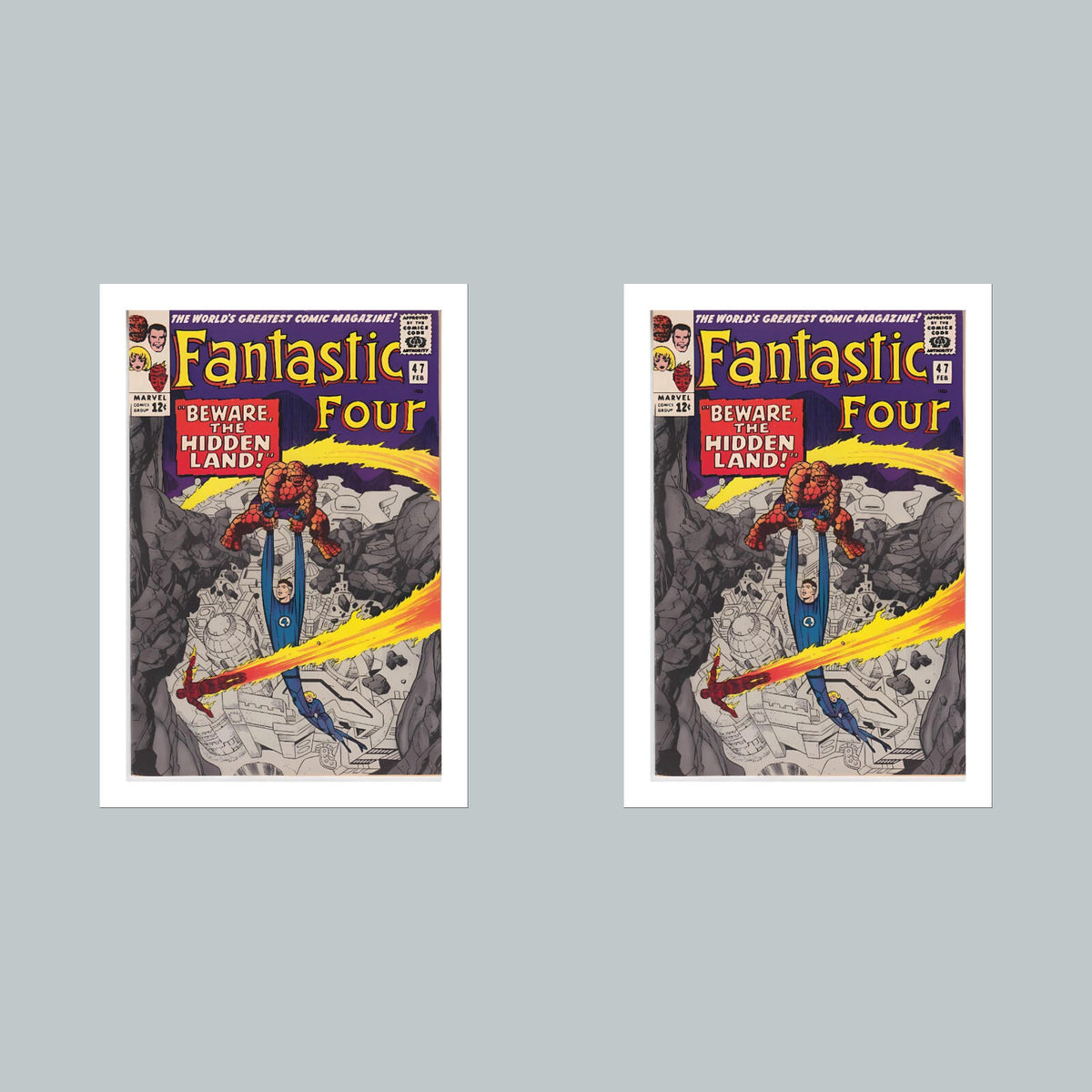 1978 Fantastic Four 8x10 Glossy Photo Comic Book Cover Fast-Secure Shipping