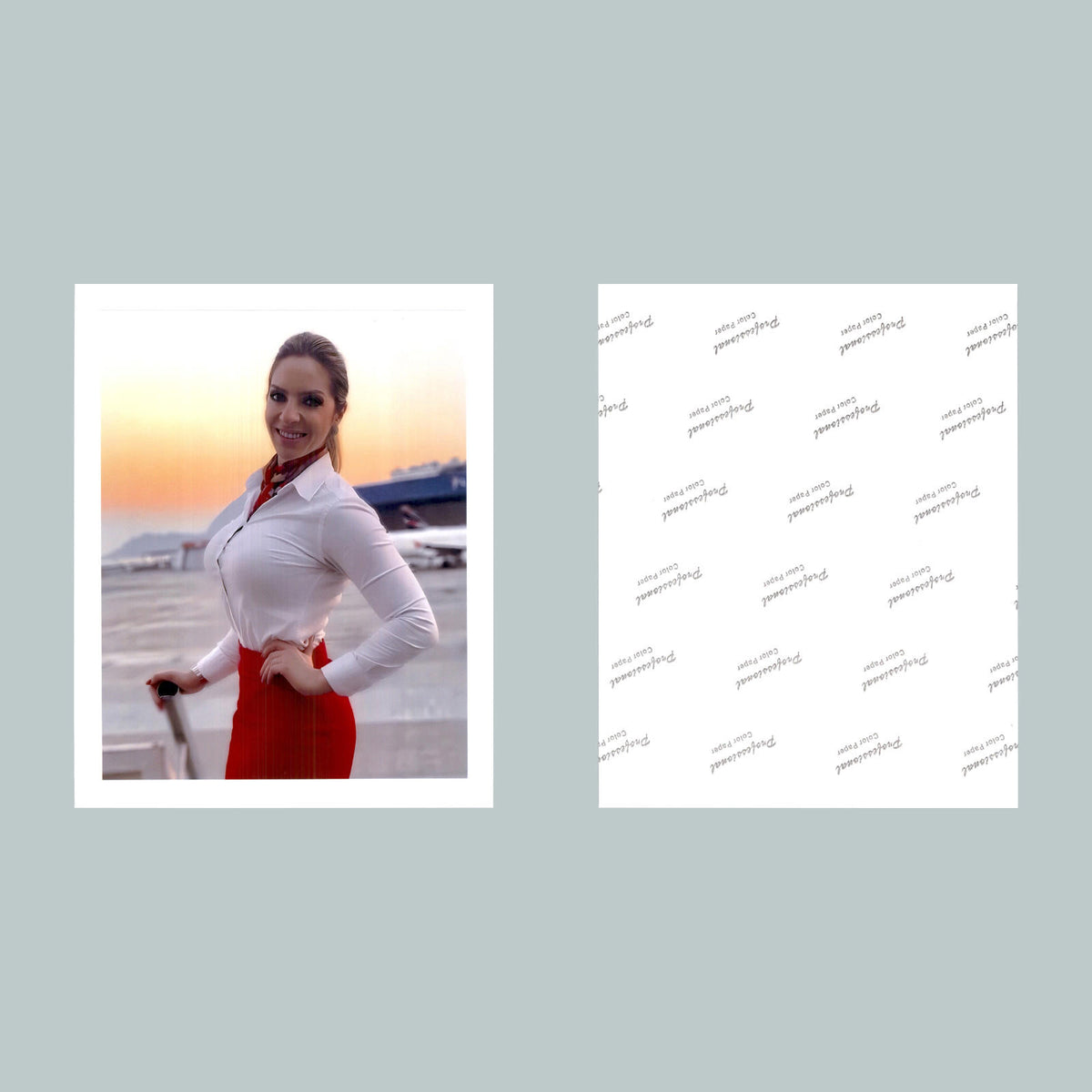 0524 P-8X10 Pinup Red Skirt Glossy Photo Fast-Secure Shipping MS