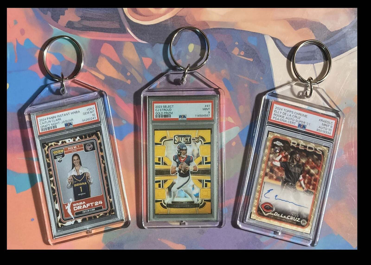 3260 Caitlin Clark-Stroud-Elly 3154B Cooper Flag 3 Pack Bundle Keychains