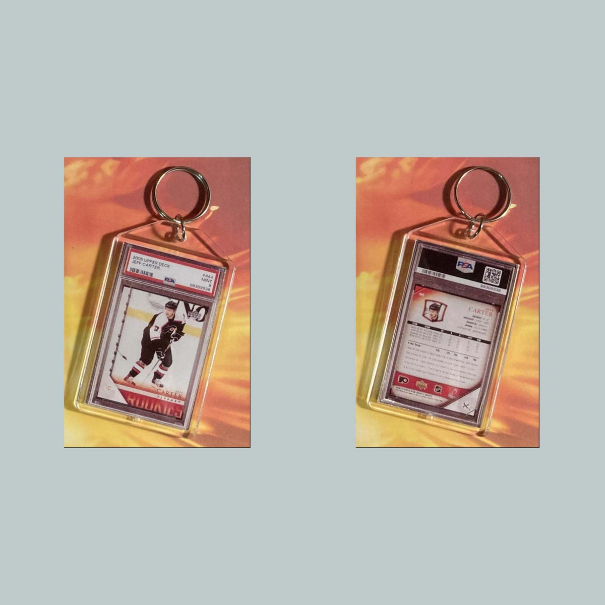 3660 Jeff Carter 2006 Upper Deck Custom Hand Made Keychain