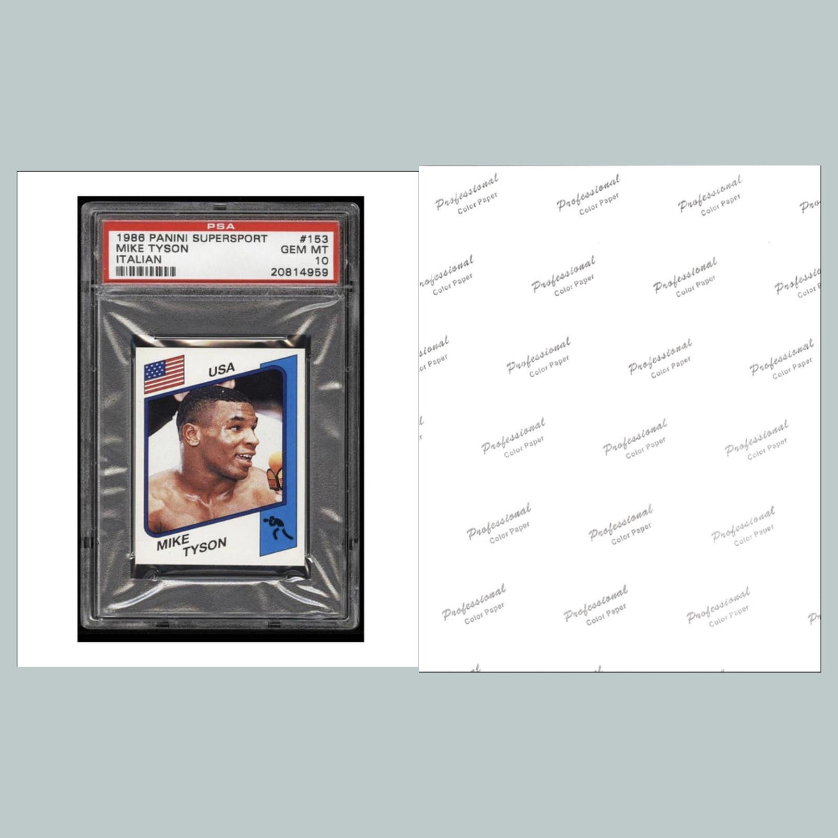 0976B Mike Tyson/Kobe/Messi/Mantle/Jordan 5 Legends 8x10 Glossy Photos BKL BBL