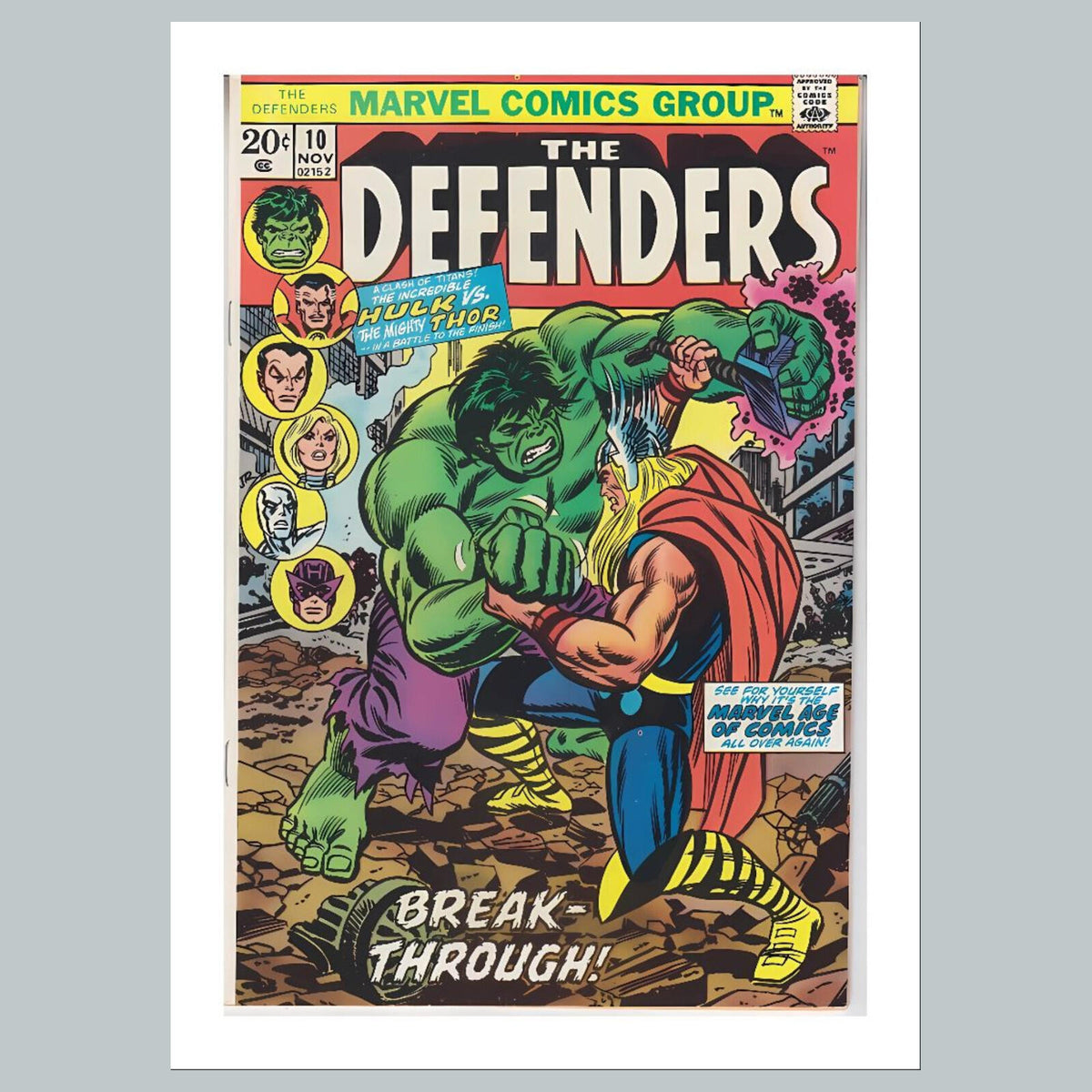 2035 Defenders 8x10 Glossy Photo Comic Book Cover Fast-Secure Shipping