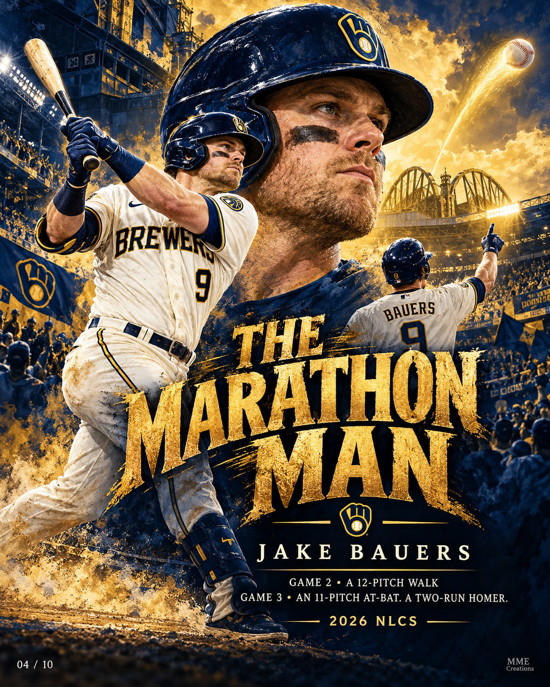 4969 Brewers  04 The Marathon Man 8x10 Glossy Print