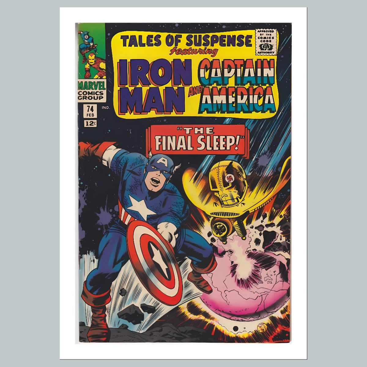 2454 Tales Of Suspense 8x10 Glossy Photo Comic Book CoverFast-Secure Shipping