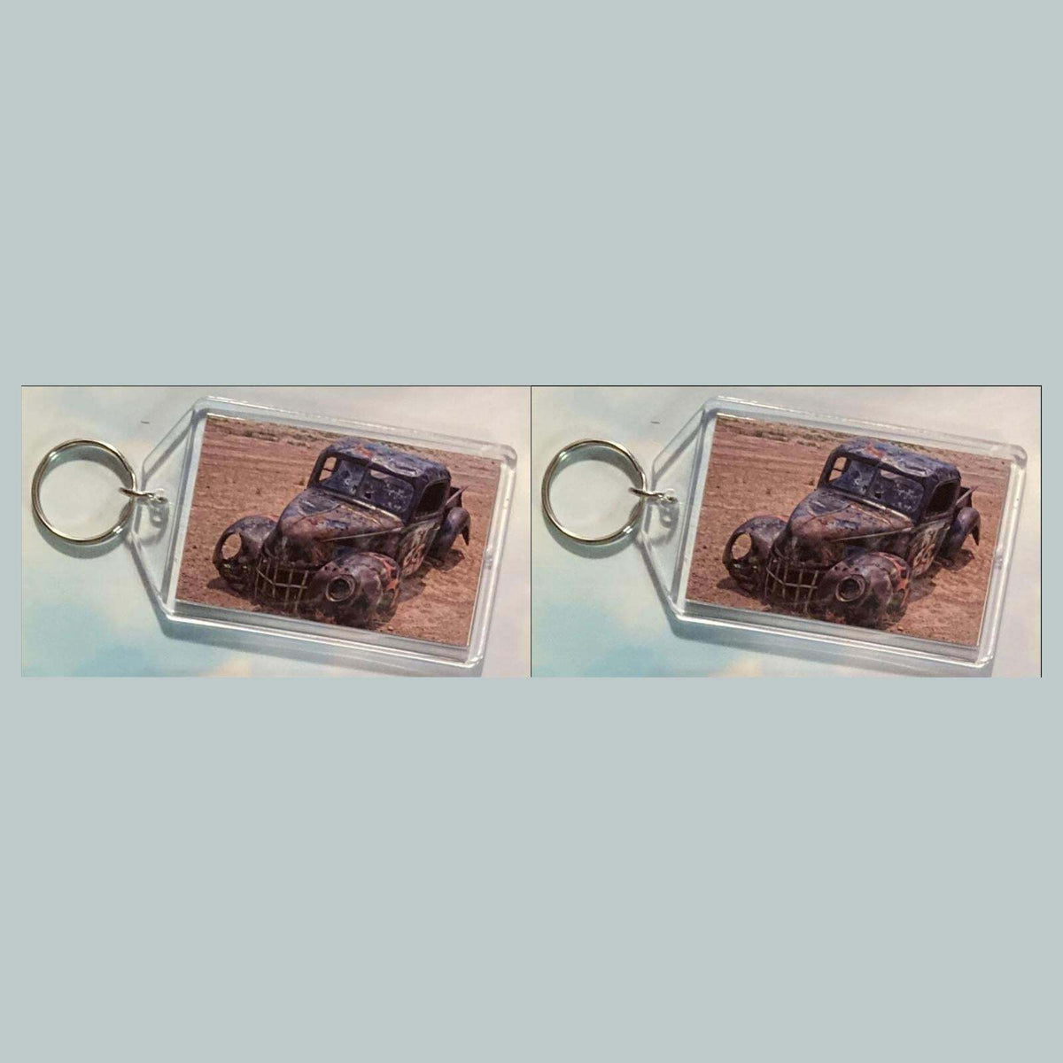 3578 1945 Ford F-150 Broken Down Acrylic Keychain | Vintage Automobile Keychain