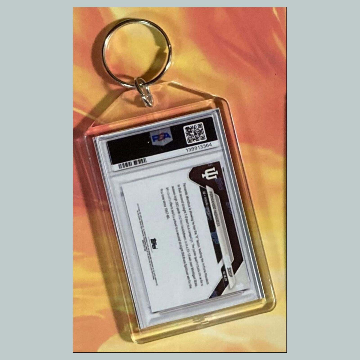 3727 Fernando Mendoza 2025 Bowman U Custom Hand Made Keychain
