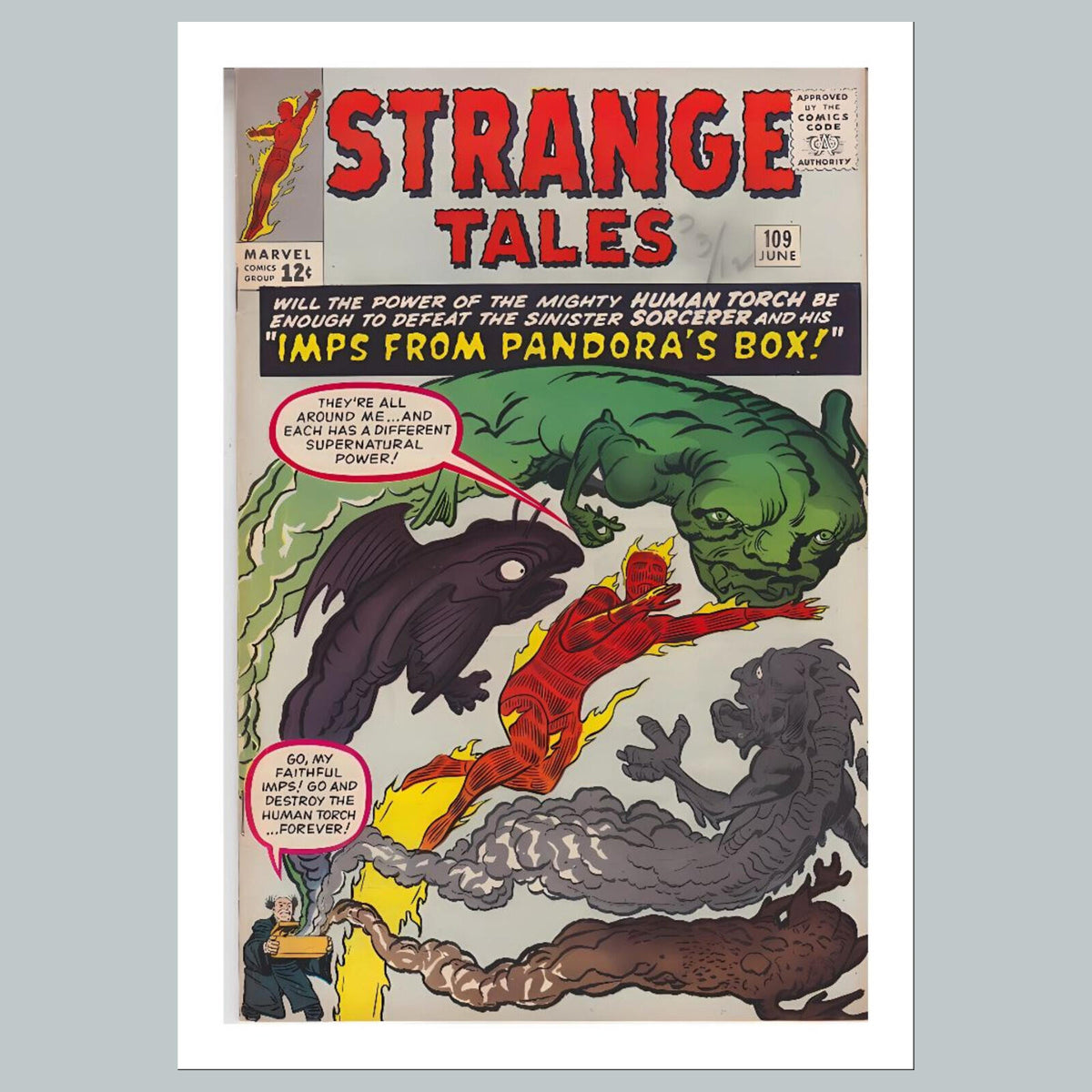 2418 Strange Tales 8x10 Glossy Photo Comic Book Cover Fast-Secure Shipping