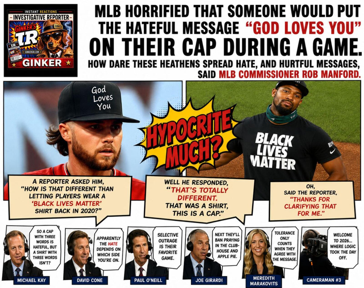2867 Hypocrite Much? MLB Cap Gate Explodes Baseball Ginker’s Instant Reactions
