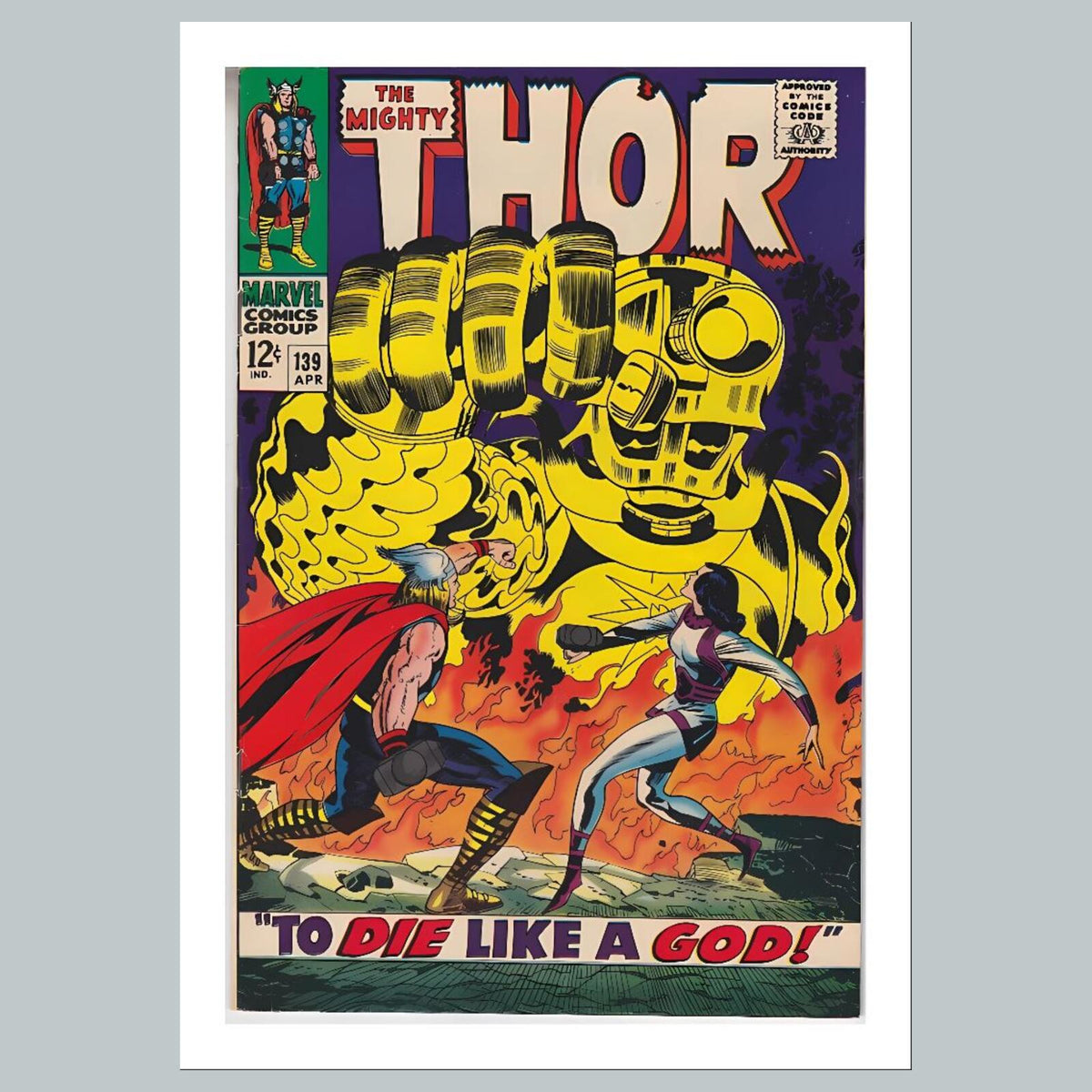 2203  Thor 8x10 Glossy Photo Comic Book Cover Fast-Secure Shipping