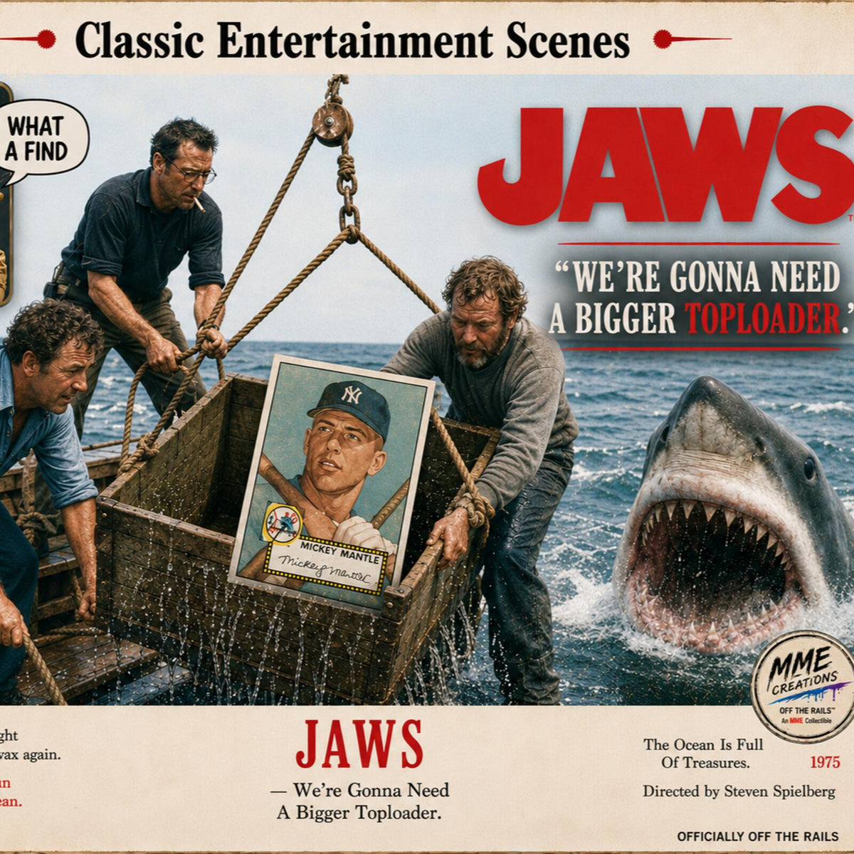 2759 Jaws "We're Gonna Need A Bigger Toploader" Classic Entertainment Scenes