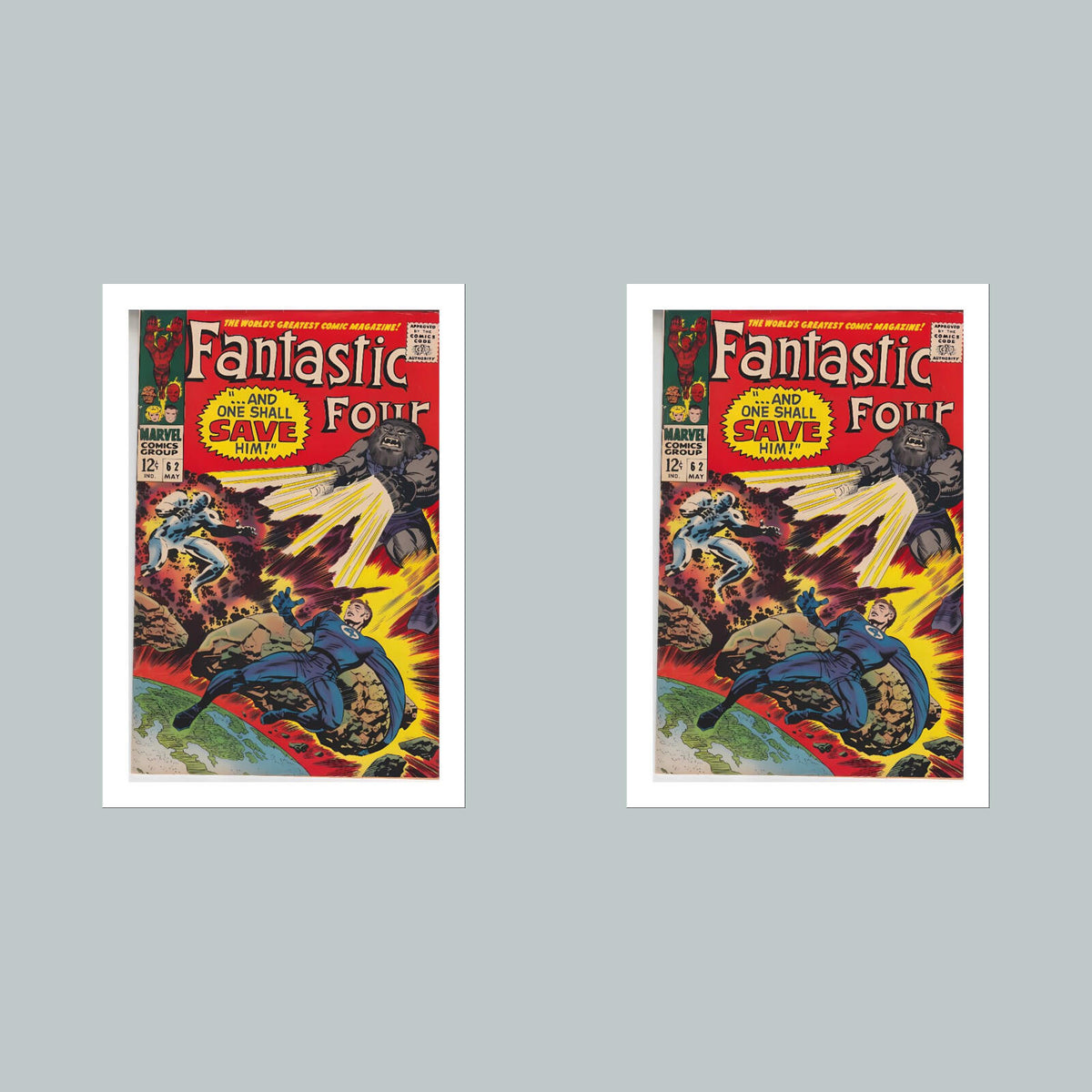 2130 Fantastic Four 8x10 Glossy Photo Comic Book Cover Fast-Secure Shipping