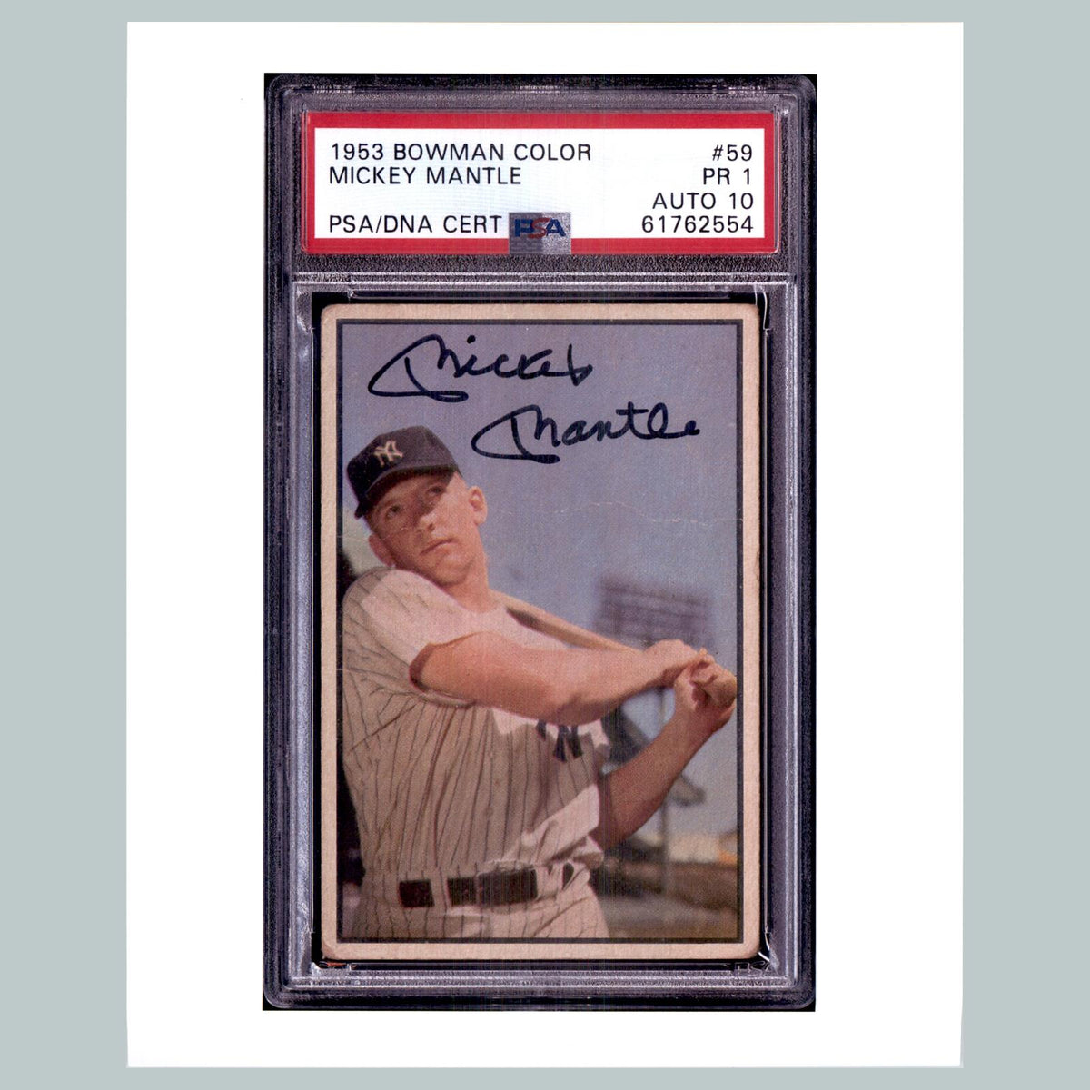1180 8x10 Mickey Mantle Glossy Photo - Fast-Secure Shipping - Great Gift BBL