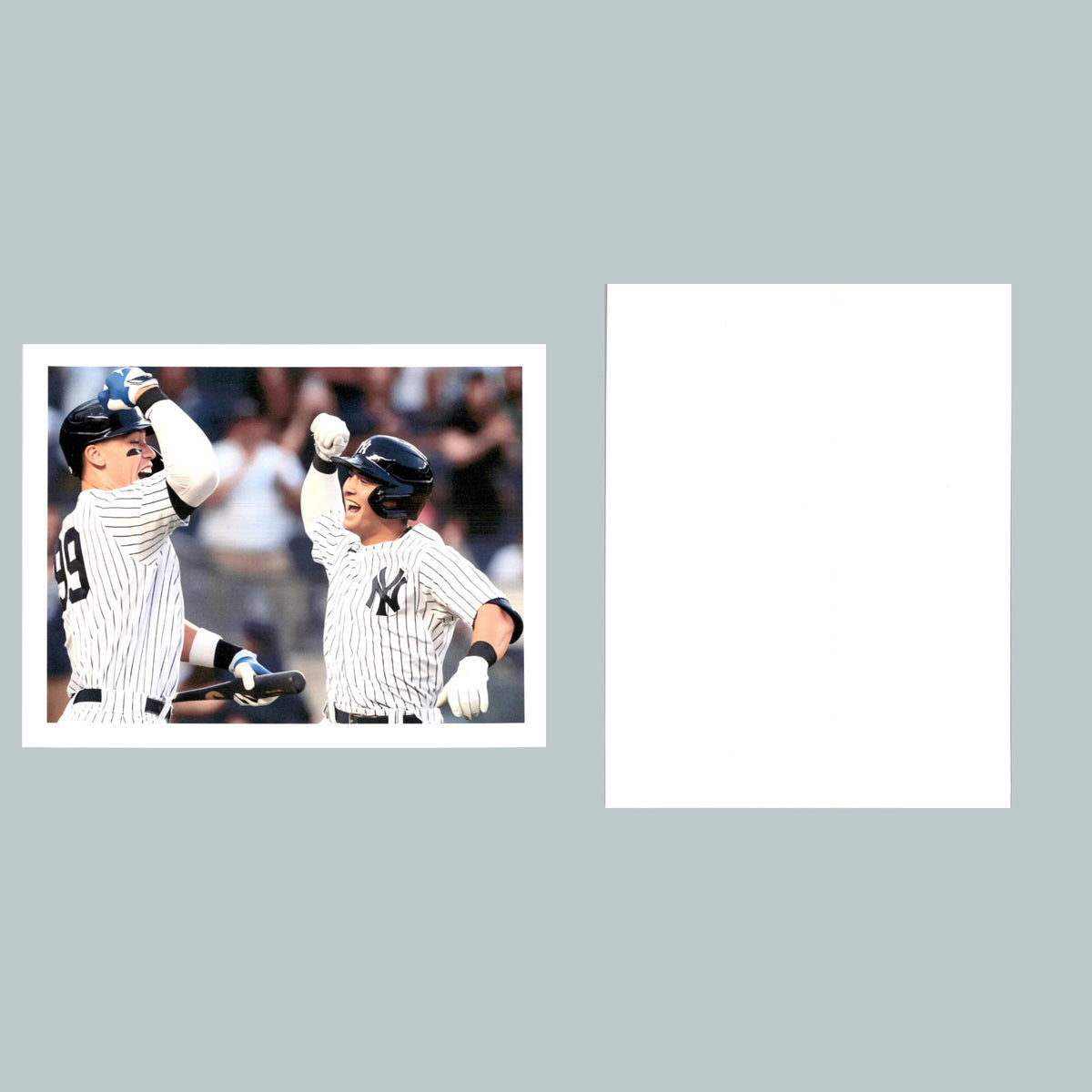 0146 P -8X10 Aaron Judge and Anthony Volpe Glossy Photo Fast Shipping BBL